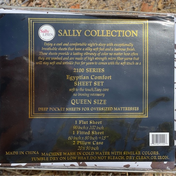 New Queen size 4PCS bed sheet set, deep pocket,cow print - Picture 3 of 3